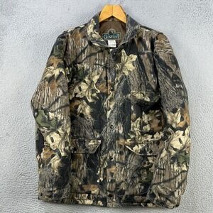 VINTAGE Gunflint Jacket Military Mens Large Green‎ Camo Insulated Flap Pockets